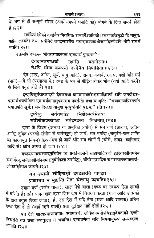 Manusmriti Chapter ( Ist,IInd & VIInth)